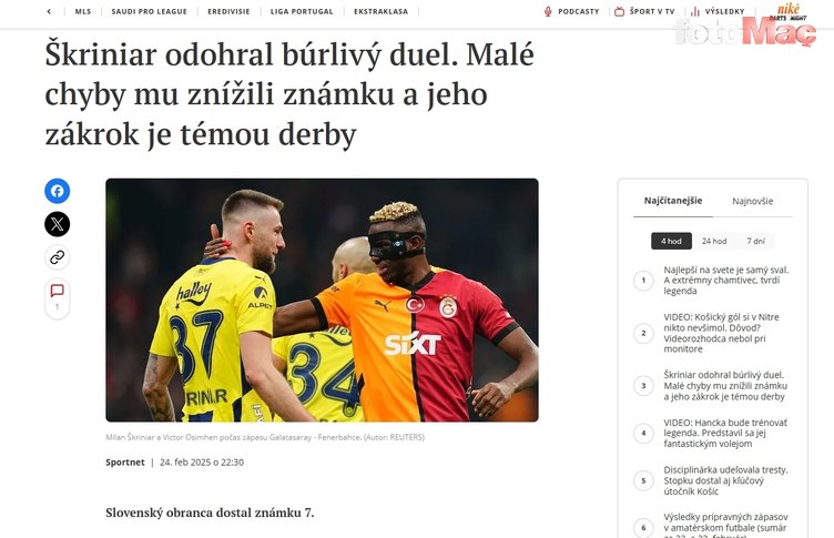 Yabancı basından Galatasaray-Fenerbahçe maçı için flaş manşet: Acı derbi- Fenerbahçe