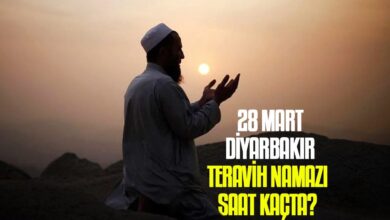 28 Mart Diyarbakır teravih namazı saat kaçta? | Diyarbakır namaz vakitleri- Rekat