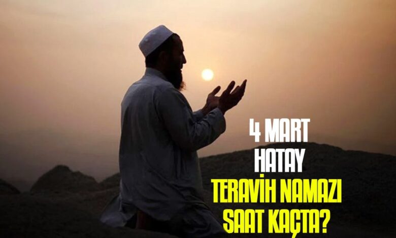4 Mart Hatay teravih namazı saat kaçta? | Hatay namaz vakitleri 17 4 Mart Hatay teravih namazı saat kaçta? | Hatay namaz vakitleri- Diğer Haberler