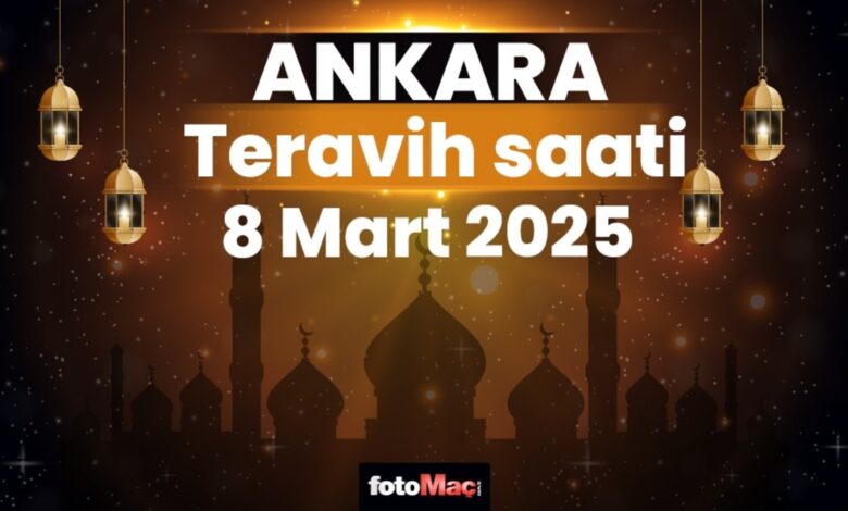 Ankara 8 Mart teravih namazı saat kaçta? | Ankara teravih vakitleri 2025 13 Ankara 8 Mart teravih namazı saat kaçta? | Ankara teravih vakitleri 2025- Diğer Haberler