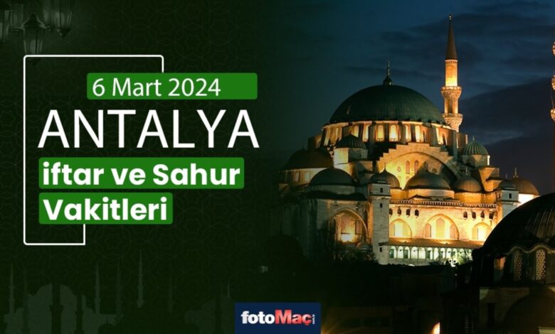 Antalya ezan vakitleri 6 Mart 2025 | Antalya sahur, iftar saati | İMSAKİYE 15 Antalya ezan vakitleri 6 Mart 2025 | Antalya sahur, iftar saati | İMSAKİYE- Diğer Haberler