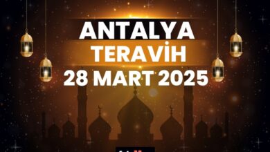 Antalya teravih namazı saat kaçta 2025? | 28 Mart Antalya teravih vakti- Diğer Haberler