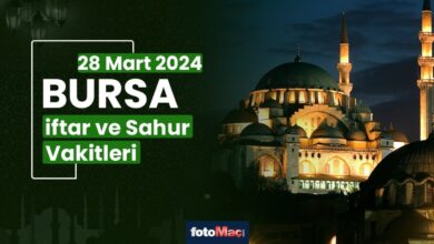 Bursa 28 Mart 2025 sahur, iftar saat kaçta? | Bursa ezan ne zaman okunacak? İMSAKİYE- Oruç