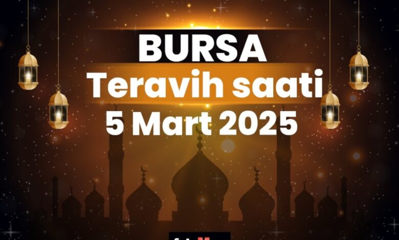 Bursa 5 Mart teravih namazı saat kaçta? | Bursa teravih vakitleri 2025 13 Bursa 5 Mart teravih namazı saat kaçta? | Bursa teravih vakitleri 2025- Diğer Haberler