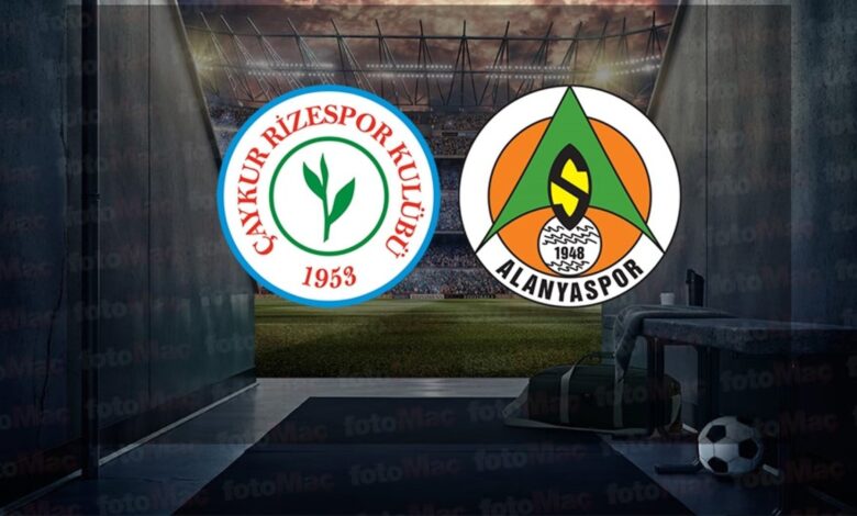 Çaykur Rizespor-Corendon Alanyaspor maçı ne zaman, saat kaçta ve hangi kanalda? (Trendyol Süper Lig) 13 Çaykur Rizespor-Corendon Alanyaspor maçı ne zaman, saat kaçta ve hangi kanalda? (Trendyol Süper Lig)- Ligler