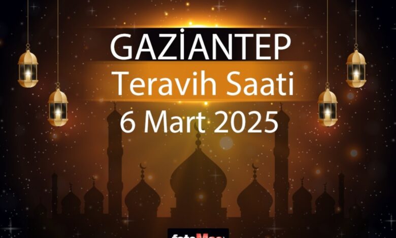 Gaziantep teravih namazı saat kaçta 2025? | 6 Mart Gaziantep teravih vakti 13 Gaziantep teravih namazı saat kaçta 2025? | 6 Mart Gaziantep teravih vakti- Diğer Haberler