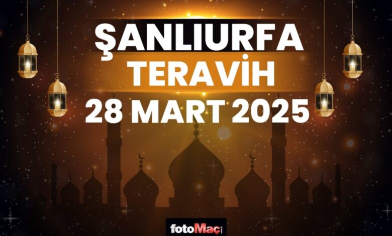 Şanlıurfa teravih namazı saat kaçta 2025? | 28 Mart Şanlıurfa teravih vakti 13 Şanlıurfa teravih namazı saat kaçta 2025? | 28 Mart Şanlıurfa teravih vakti- Diğer Haberler
