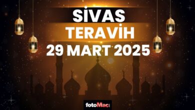 Sivas teravih namazı saat kaçta 2025? | 29 Mart Sivas teravih vakti- Diğer Haberler