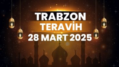 Trabzon teravih namazı saat kaçta 2025? | 28 Mart Trabzon teravih vakti- Diğer Haberler