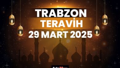 Trabzon teravih namazı saat kaçta 2025? | 29 Mart Trabzon teravih vakti- Diğer Haberler