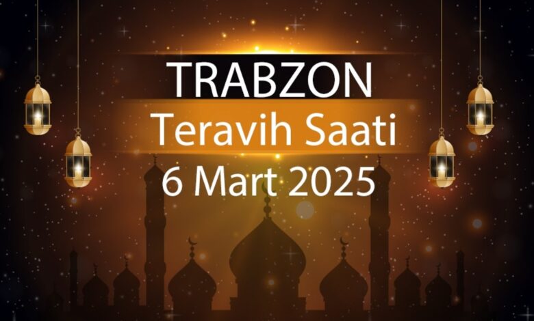 Trabzon teravih namazı saat kaçta 2025? | 6 Mart Trabzon teravih vakti 13 Trabzon teravih namazı saat kaçta 2025? | 6 Mart Trabzon teravih vakti- Diğer Haberler