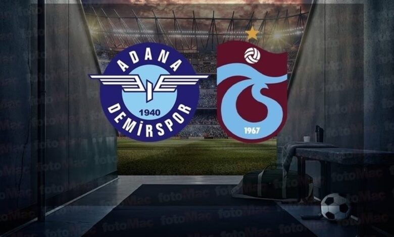 Adana Demirspor - Trabzonspor maçı CANLI | Trendyol Süper Lig canlı anlatım 13 Adana Demirspor - Trabzonspor maçı CANLI | Trendyol Süper Lig canlı anlatım- Trabzonspor