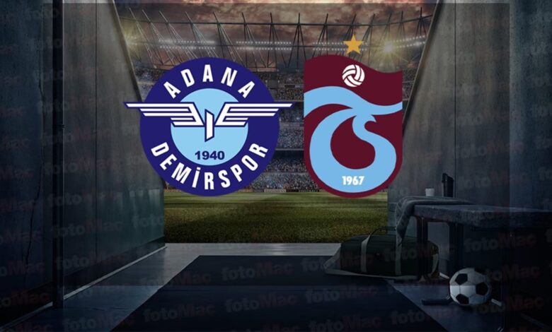 Adana Demirspor-Trabzonspor maçı ne zaman, saat kaçta ve hangi kanalda? 17 Adana Demirspor-Trabzonspor maçı ne zaman, saat kaçta ve hangi kanalda?- Trabzonspor
