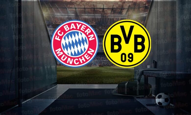 Bayern Münih-Borussia Dortmund maçı ne zaman, saat kaçta ve hangi kanalda? | Bundesliga 13 Bayern Münih-Borussia Dortmund maçı ne zaman, saat kaçta ve hangi kanalda? | Bundesliga- Almanya Bundesliga