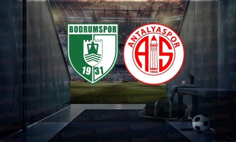 Bodrum FK-Antalyaspor maçı ne zaman, saat kaçta ve hangi kanalda? | Sipay Bodrum FK-Onvo Antalyaspor CANLI İZLE 13 Bodrum FK-Antalyaspor maçı ne zaman, saat kaçta ve hangi kanalda? | Sipay Bodrum FK-Onvo Antalyaspor CANLI İZLE- Ligler