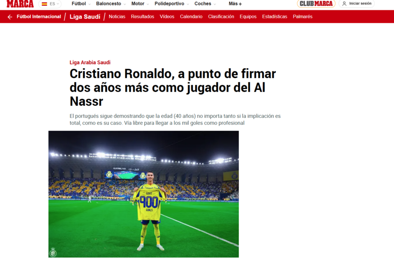 Cristiano Ronaldo Al Nassr ile 'devam' diyecek!- Futbol