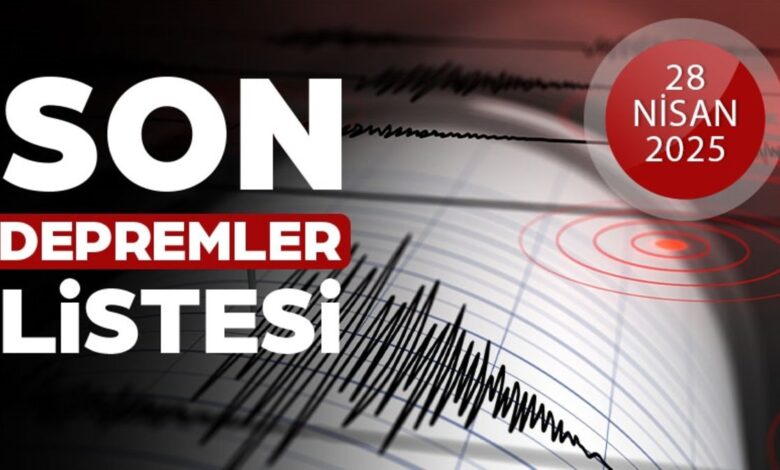 Deprem mi oldu son dakika! Nerede, kaç şiddetinde? 28 Nisan AFAD, Kandilli son depremler 13 Deprem mi oldu son dakika! Nerede, kaç şiddetinde? 28 Nisan AFAD, Kandilli son depremler- Diğer Haberler