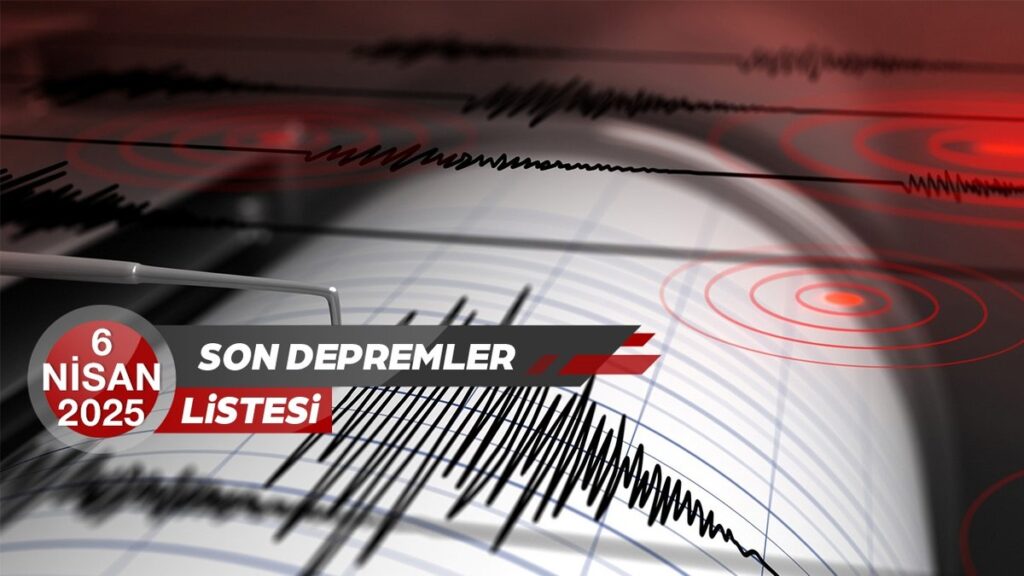 Deprem mi oldu son dakika! Nerede, kaç şiddetinde? 6 Nisan AFAD, Kandilli son depremler- Diğer Haberler