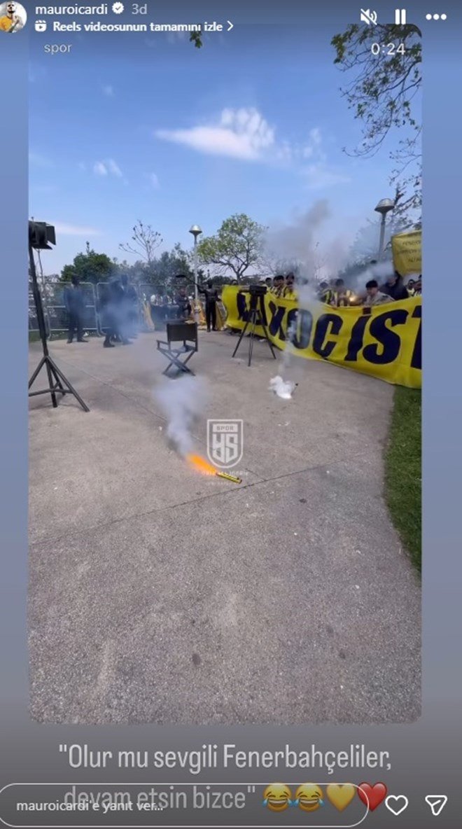 GALATASARAY HABERİ | Mauro Icardi'den flaş Ali Koç paylaşımı: Olur mu sevgili Fenerbahçeliler...- Futbol