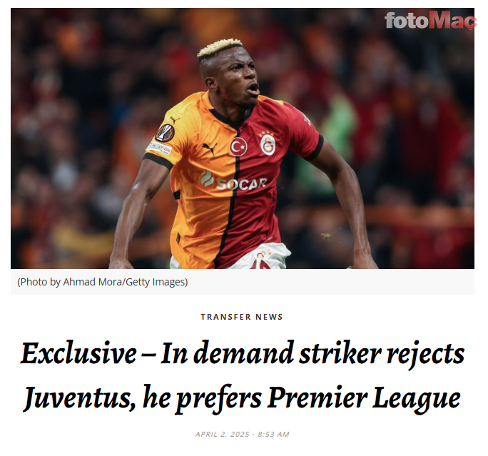 Galatasaray'da transferde flaş gelişme! Osimhen o teklifi reddetti- Futbol