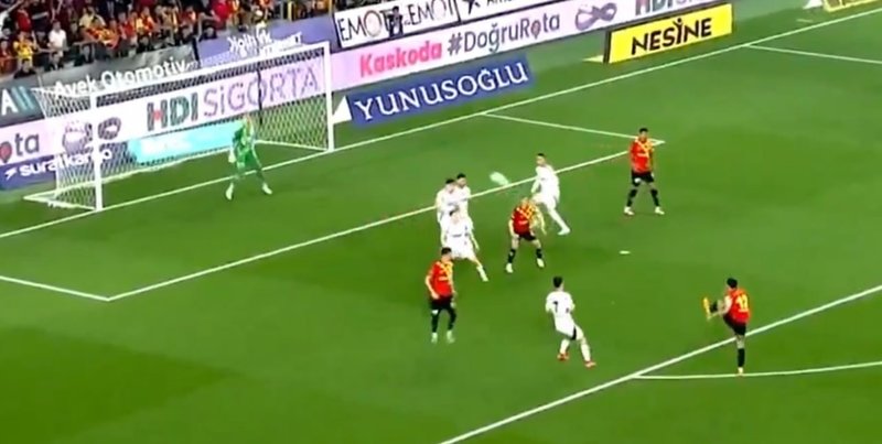 Göztepe'den Beşiktaş ağlarına müthiş gol!- Beşiktaş