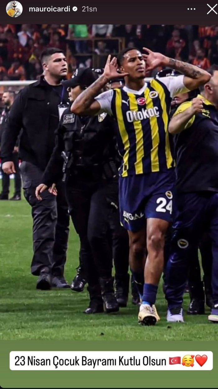Mauro Icardi'den Jayden Oosterwolde'ye 23 Nisan göndermesi! Yanıt gecikmedi- Futbol