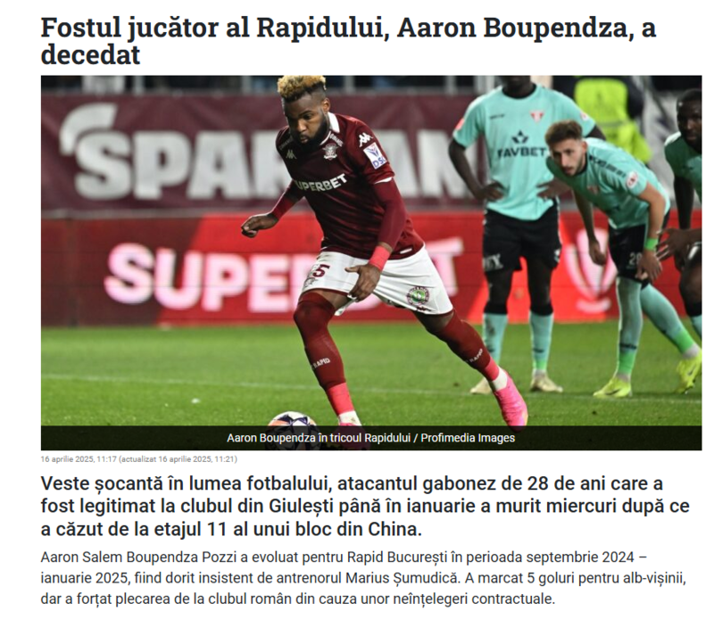 Süper Lig'in eski gol kralı Aaron Boupendza hayatını kaybetti- Futbol