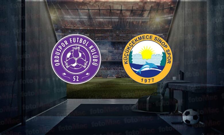 52 Orduspor FK - Küçükçekmece Sinopspor maçı ne zaman, saat kaçta, hangi kanalda? Nesine 3. Lig play-off yükselme 11 52 Orduspor FK - Küçükçekmece Sinopspor maçı ne zaman, saat kaçta, hangi kanalda? Nesine 3. Lig play-off yükselme- Futbol