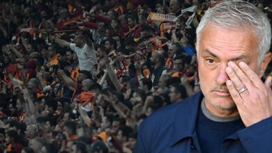 'Acımasızca trollendi!' İngilizlerin Rams Park şaşkınlığı: Jose Mourinho için açılan pankart Avrupa'da olay oldu...- Beşiktaş