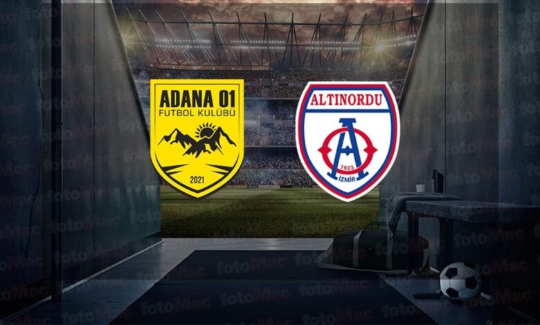 Adana 01 Futbol Kulübü - Altınordu maçı ne zaman, saat kaçta, hangi kanalda? 2. Lig play-off yükselme 11 Adana 01 Futbol Kulübü - Altınordu maçı ne zaman, saat kaçta, hangi kanalda? 2. Lig play-off yükselme- Futbol