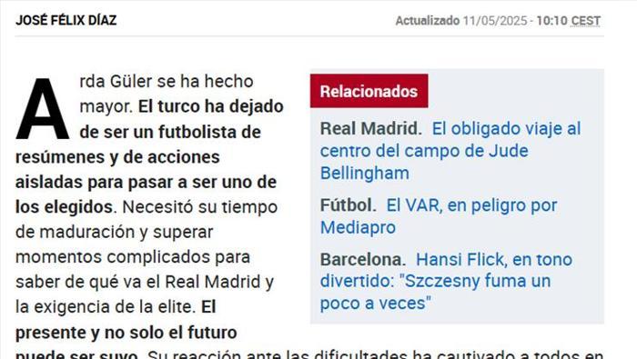 Arda Güler gerçeğini şok sözlerle açıkladı! 'Çıkarcı pohpohlamalar...' İspanya'da Barcelona-Real Madrid maçına saatler kala gündemi sallayan ifadeler... 23 Arda Güler gerçeğini şok sözlerle açıkladı! 'Çıkarcı pohpohlamalar...' İspanya'da Barcelona-Real Madrid maçına saatler kala gündemi sallayan ifadeler...- Futbol
