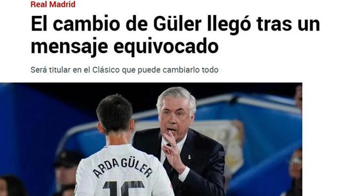 Arda Güler gerçeğini şok sözlerle açıkladı! 'Çıkarcı pohpohlamalar...' İspanya'da Barcelona-Real Madrid maçına saatler kala gündemi sallayan ifadeler... 21 Arda Güler gerçeğini şok sözlerle açıkladı! 'Çıkarcı pohpohlamalar...' İspanya'da Barcelona-Real Madrid maçına saatler kala gündemi sallayan ifadeler...- Futbol