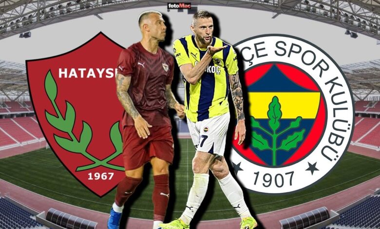 Atakaş Hatayspor - Fenerbahçe maçı CANLI | Trendyol Süper Lig canlı anlatım 11 Atakaş Hatayspor - Fenerbahçe maçı CANLI | Trendyol Süper Lig canlı anlatım- Futbol