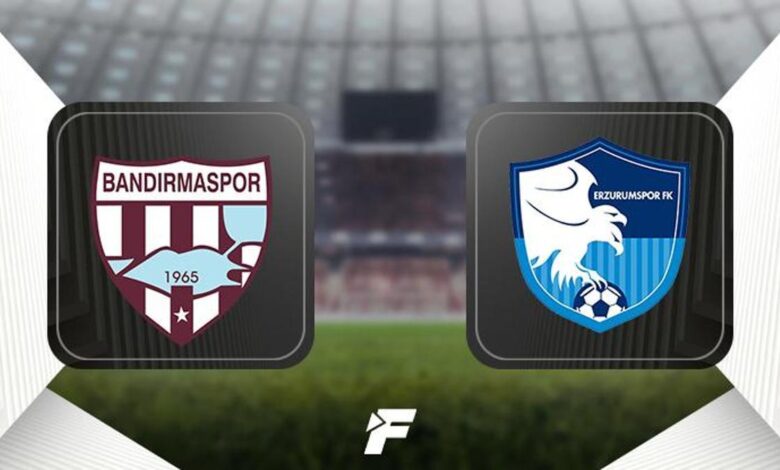 Bandırmaspor-Erzurumspor FK maçı ne zaman, hangi kanalda, saat kaçta?- Futbol