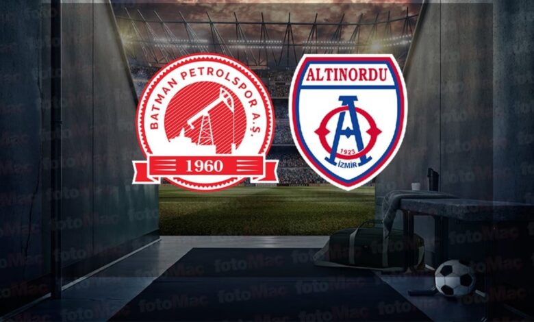 Batman Petrolspor-Altınordu MAÇI CANLI İZLE | Batman Petrolspor-Altınordu maçı ne zaman, saat kaçta ve hangi kanalda? 13 Batman Petrolspor-Altınordu MAÇI CANLI İZLE | Batman Petrolspor-Altınordu maçı ne zaman, saat kaçta ve hangi kanalda?- Ligler