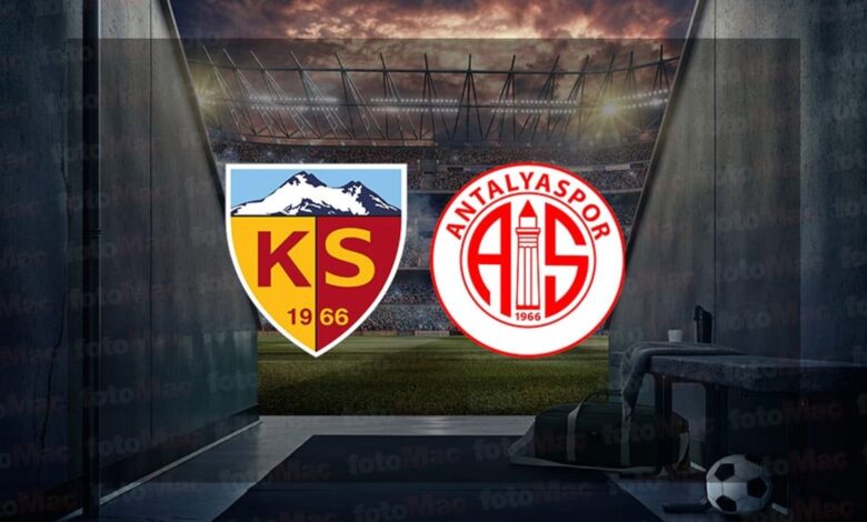Bellona Kayserispor-Onvo Antalyaspor | CANLI (Trendyol Süper Lig) 11 Bellona Kayserispor-Onvo Antalyaspor | CANLI (Trendyol Süper Lig)- Futbol
