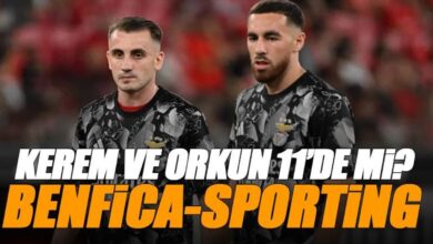 Benfica-Sporting Lizbon maçı ne zaman, saat kaçta, hangi kanalda canlı yayınlanacak? Kerem Aktürkoğlu ve Orkun Kökçü 11'de mi?- Fenerbahçe