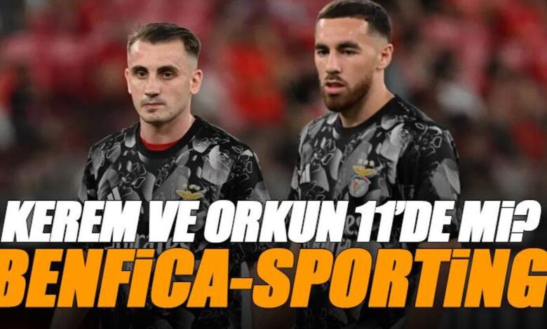 Benfica-Sporting Lizbon maçı ne zaman, saat kaçta, hangi kanalda canlı yayınlanacak? Kerem Aktürkoğlu ve Orkun Kökçü 11'de mi? 11 Benfica-Sporting Lizbon maçı ne zaman, saat kaçta, hangi kanalda canlı yayınlanacak? Kerem Aktürkoğlu ve Orkun Kökçü 11'de mi?- Diğer Sporlar