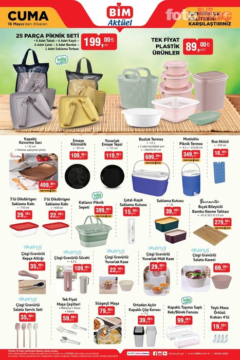 Bim aktüel katalog 16 Mayıs Cuma | Bu Cuma Bim'de indirimli aktüel ürünler- Diğer Haberler