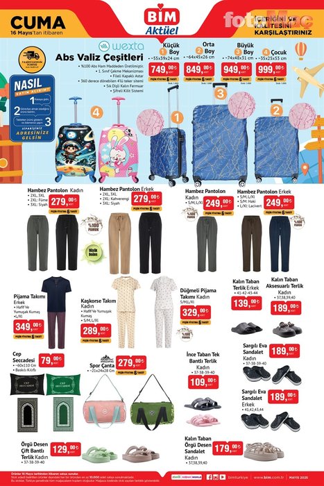Bim aktüel katalog 16 Mayıs Cuma | Bu Cuma Bim'de indirimli aktüel ürünler- Diğer Haberler