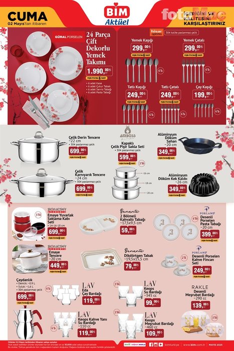 Bim aktüel katalog 2 Mayıs | Bu Cuma Bim'de hangi ürünler indirimli?- Diğer Haberler