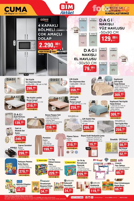 Bim aktüel katalog 9 Mayıs Cuma | Bu Cuma Bim'de indirimli aktüel ürünler- Diğer Haberler