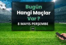 Bugünkü maçlar 8 Mayıs Perşembe 2025 | Bugün hangi maçlar var?- Diğer Haberler