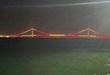 Çanakkale Köprüsü'nde sarı-kırmızı görüntü!- Diğer Haberler