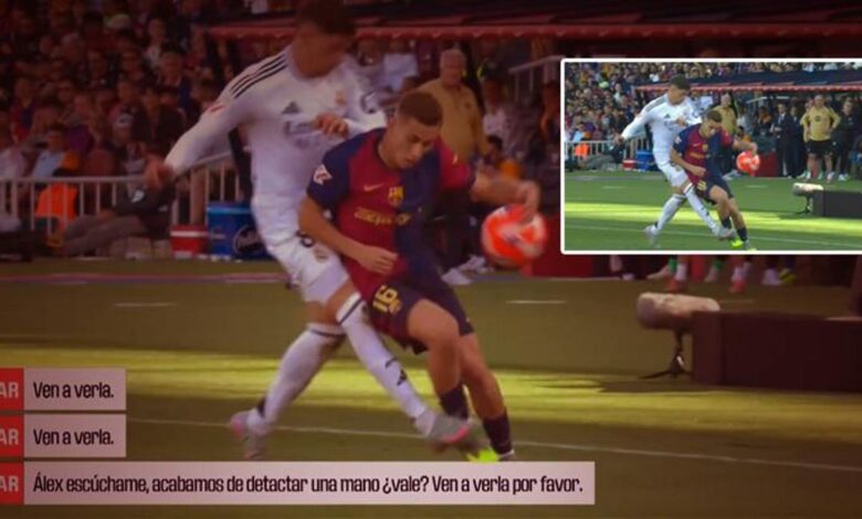 El Clasico'da hakem skandalı: VAR konuşmaları şoke etti! 'Neyse ki elle oynama'- Futbol