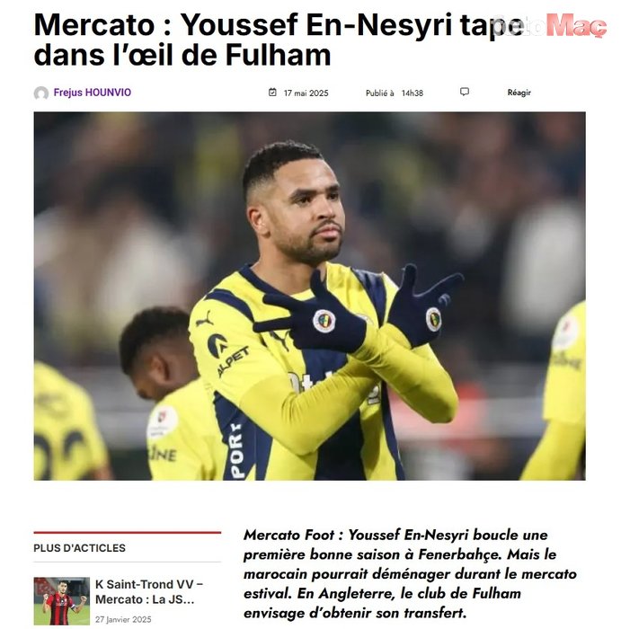 FENERBAHÇE HABERİ - En-Nesyri'ye sürpriz talip! Fenerbahçe'nin kararı...- Fenerbahçe