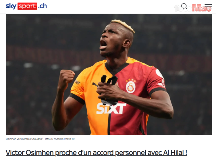 GALATASARAY HABERİ | Victor Osimhen'den transfer kararı! Başkan ile görüştü- Futbol