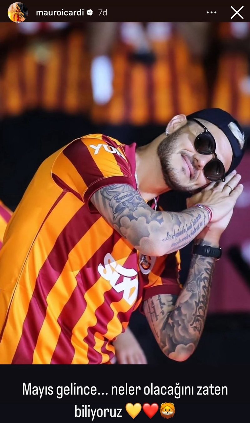 GALATASARAY HABERLERİ - Mauro Icardi'den derbi sonrası flaş paylaşım!- Futbol