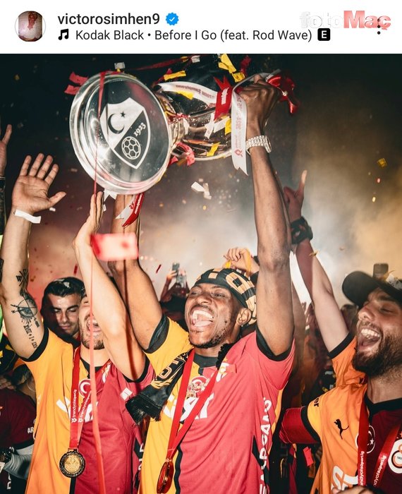 GALATASARAY HABERLERİ - Victor Osimhen'den flaş paylaşım! Ayrılık sinyali verdi- Futbol