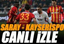 Galatasaray - Kayserispor maçı canlı izle | GS KAYSERİ maçı şifresiz izle (Süper Lig 36. hafta maçı canlı yayın)- Ligler